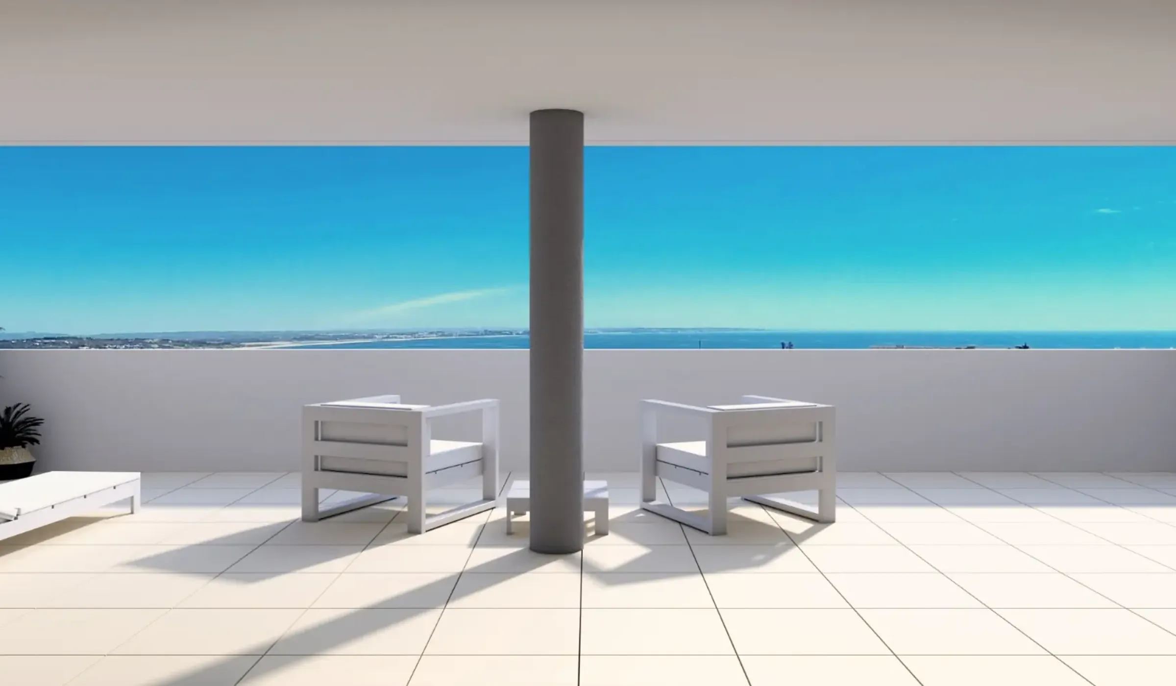 2 bedroom duplex apartment with sea view in Lagos