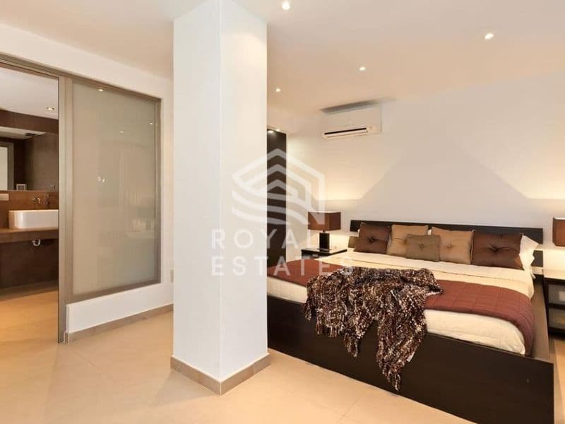 Modern villa with panoramic sea views