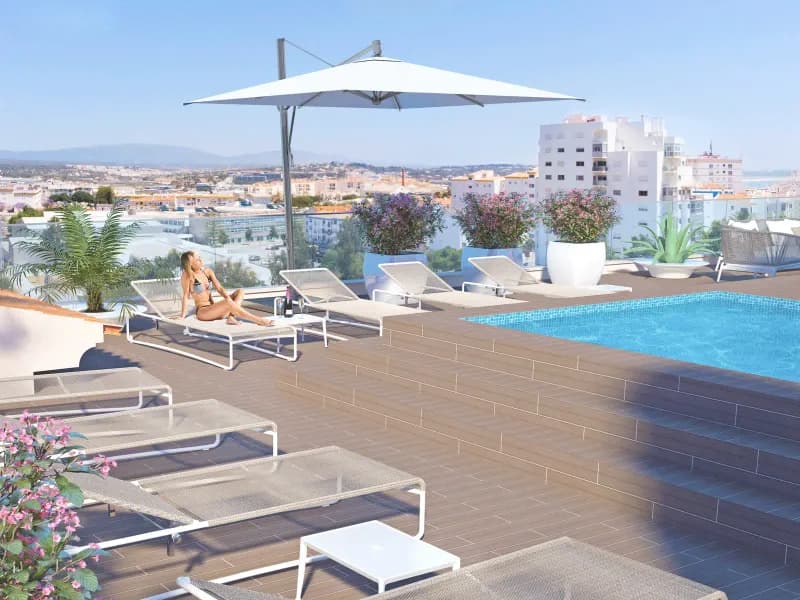 2 Bedrooms Apartment - comum swimming pool - balconies - garage