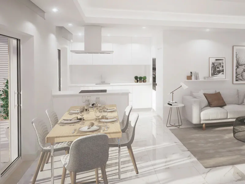 2 Bedrooms Apartment - comum swimming pool - balconies - garage